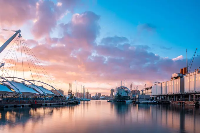 Genoa Harbour Italy Web