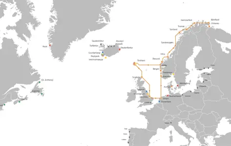 Eimskip NA PORT MAP Orange Copy